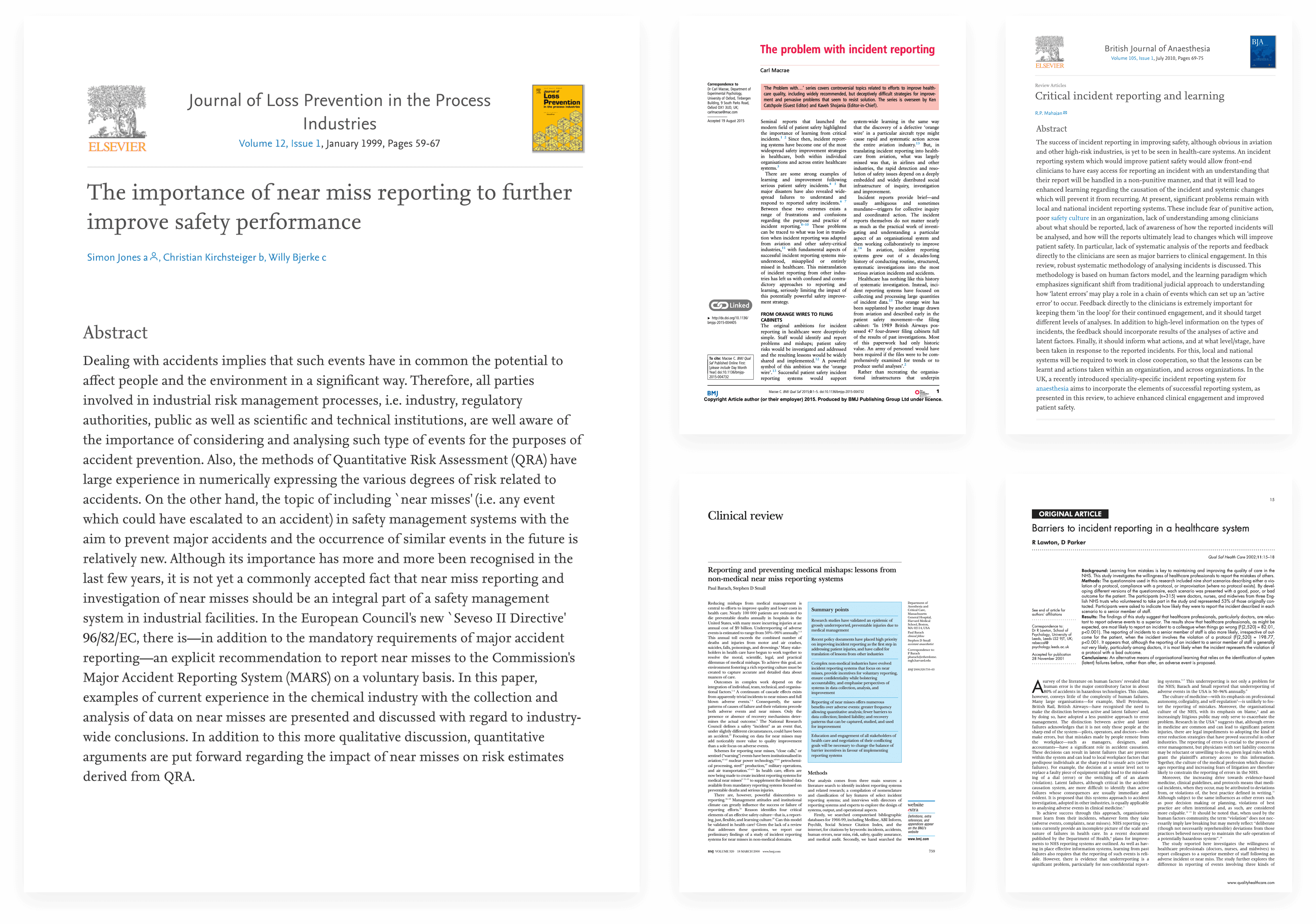 Articoli accademici utilizzati nella progettazione del prototipo di app.